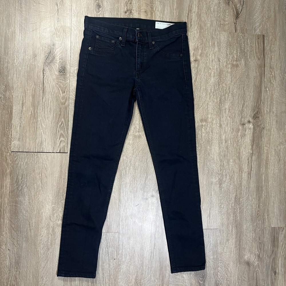 Rag & Bone Women Skinny Jeans Size 27 Dark Blue Navy Slim Denim Pants